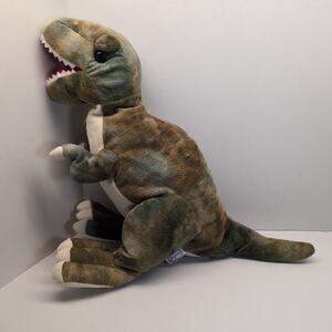 Prextex T Rex Dinosaur Plush Stuffed Animal Zipper Belly Storage 22"